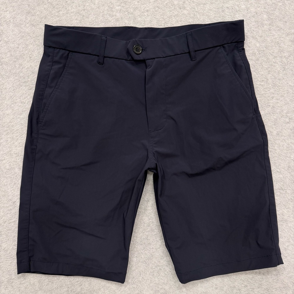 Greyson Shorts Mens 32 Navy Blue Golf Chino